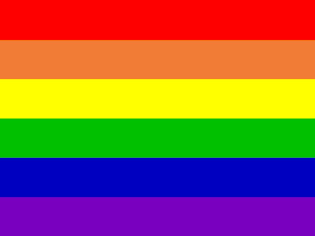 what are the colors in the gay pride flag