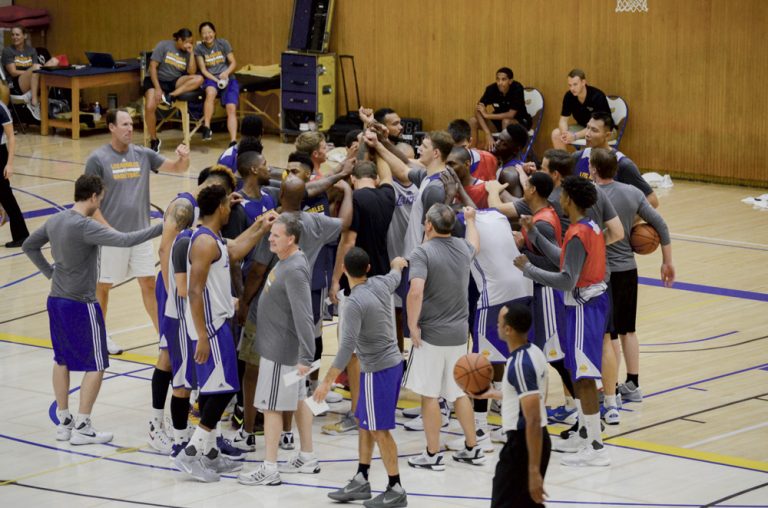 Lakers Training Camp 2016 at UCSB