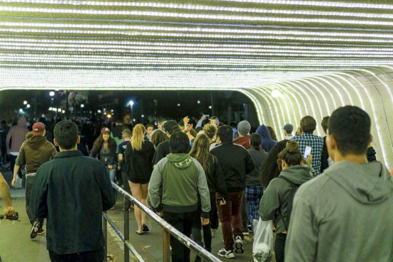 UCSB Students March after Presidential Elections