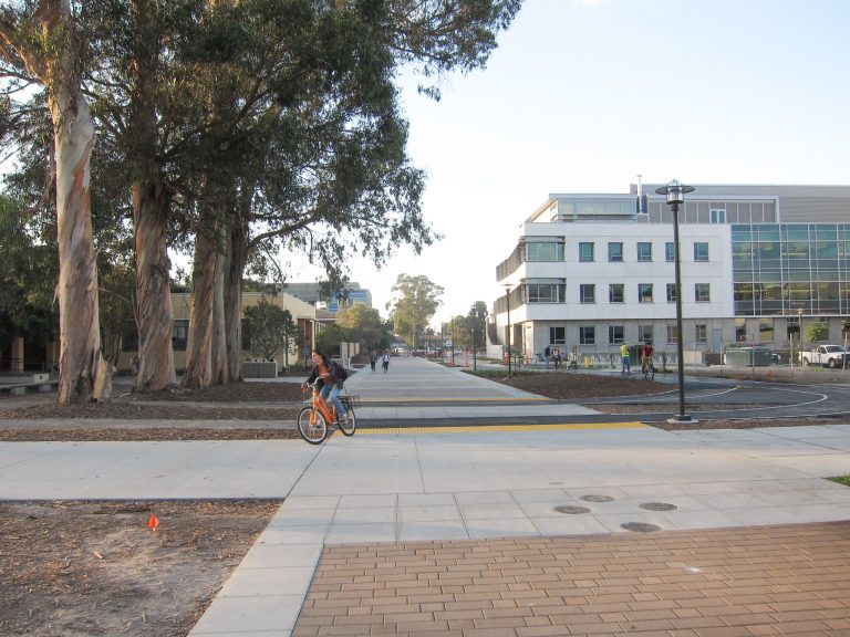 New Bioengineering Building Opens, Webb Hall Bicycle Path Re-Opens