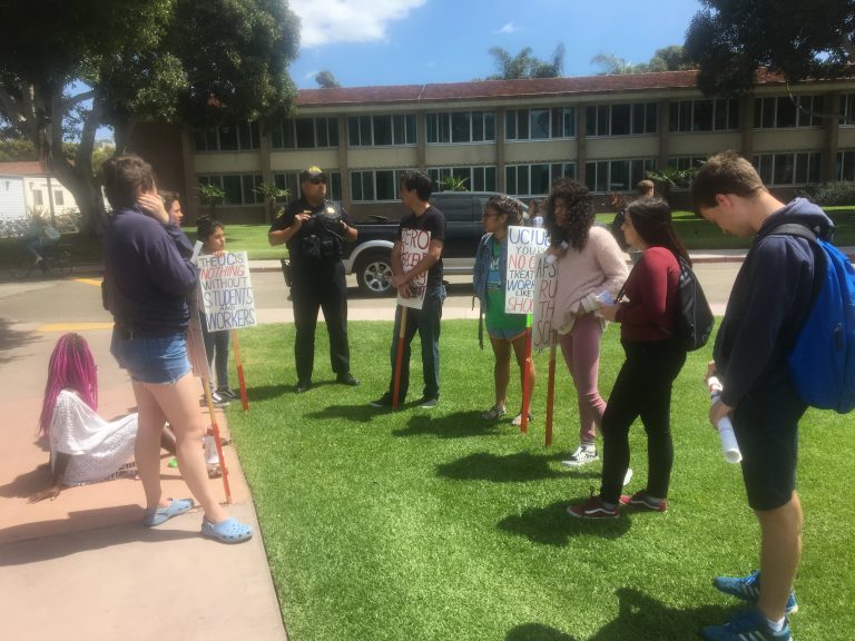 Student-Worker Strike Protests Administration’s Treatment