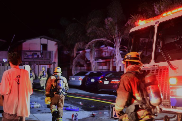 Fire Rips Through Del Playa Apartment