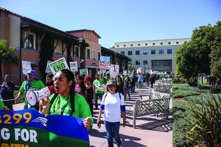 AFSCME 3299 Protests Outsourcing of UC Workers