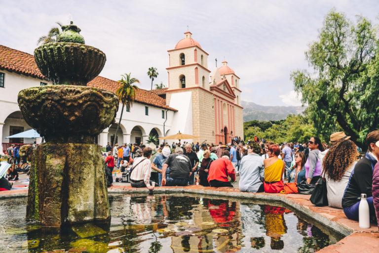 Italian Pavement Painters Showcase Art on Santa Barbara Streets
