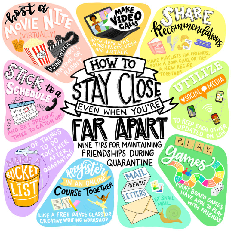 Nine Tips for Maintaining Friendships During Quarantine