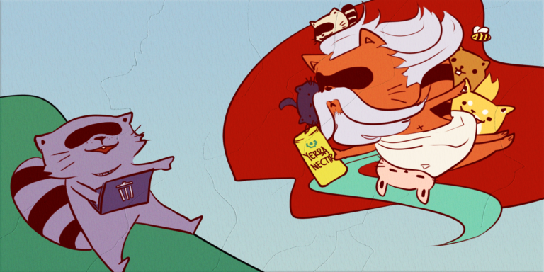 Zoom Background: The Creation of Mapache