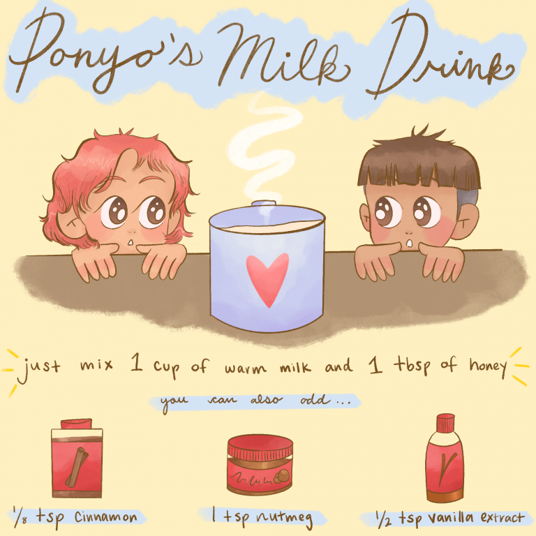 The Bottom Ladle: Ponyo’s Milk & Honey Drink