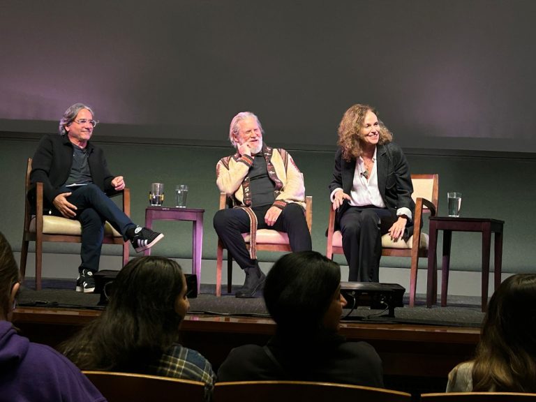 “The Old Man” Screening at the Carsey-Wolf Center: Amy Brenneman and Jeff Bridges on the Stage