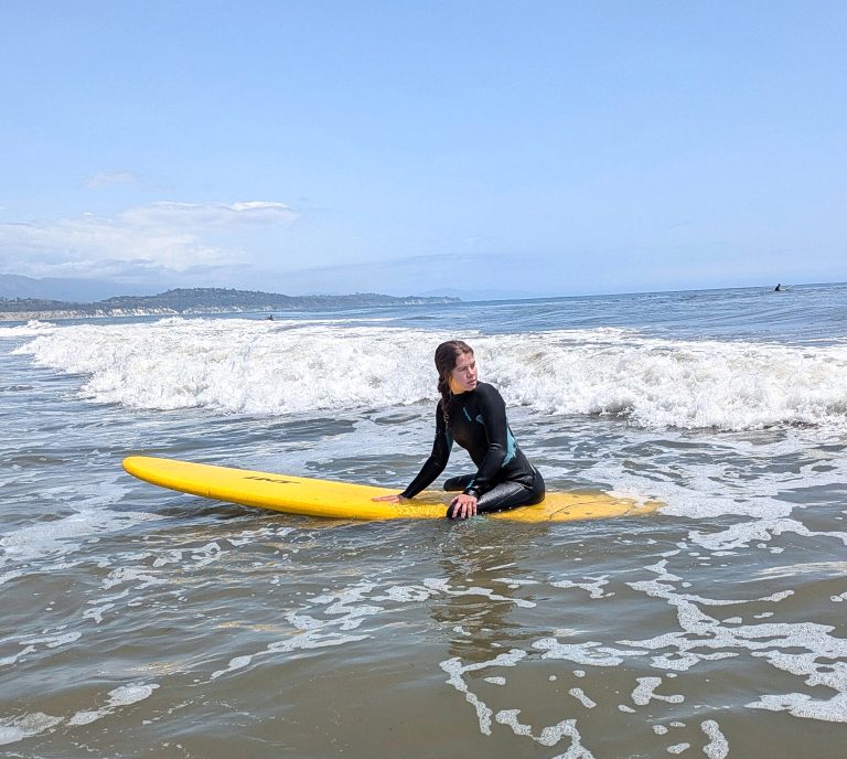 Surfing at Campus Point